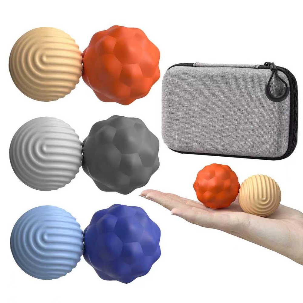 Fidget Toys Adults, 6 Pack Large Silicone Magnetic Fidget Balls - Stress Relief Sensory Toys, Fun Gifts for Adults Teens for Calming, Cool Gadget Stuffs for 15 16 17 18 Year Old Women Men Gift