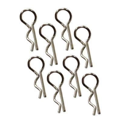 DYNWAVE 8 Pieces RC Car Body Shell Clips Update Parts Lightweight R Clips Accessory for 16103Pro 18103Pro 16301 1/16 1/18 RC Vehicles