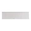 1:6 Scale Wall Panel for Dollhouse Miniature Furniture and Wainscoting, White view 1