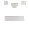 1:6 Scale Wall Panel for Dollhouse Miniature Furniture and Wainscoting, White view 2