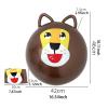 Bouncy Ball for Children, Cartoon Design with Handle, Indoor and, Dark Brown view 2