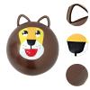 Bouncy Ball for Children, Cartoon Design with Handle, Indoor and, Dark Brown view 3