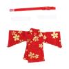 1/12 Scale Female Doll Kimono Clothes,Clothing Doll Accessories Fashion Miniature for 6inch Female Figures Costume Dress Up, Red view 1