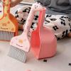  Kids Broom and Dustpan Set Small Broom and Dustpan Supplies Funny Cute Cartoon Cleaning Sweeping Play Set for Boys Children, Pink view 3