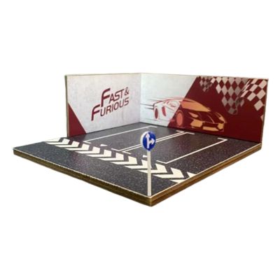 1:64 Model Building Parking Area, Layout,Underground Scene for Diecast Vehicles, Style C