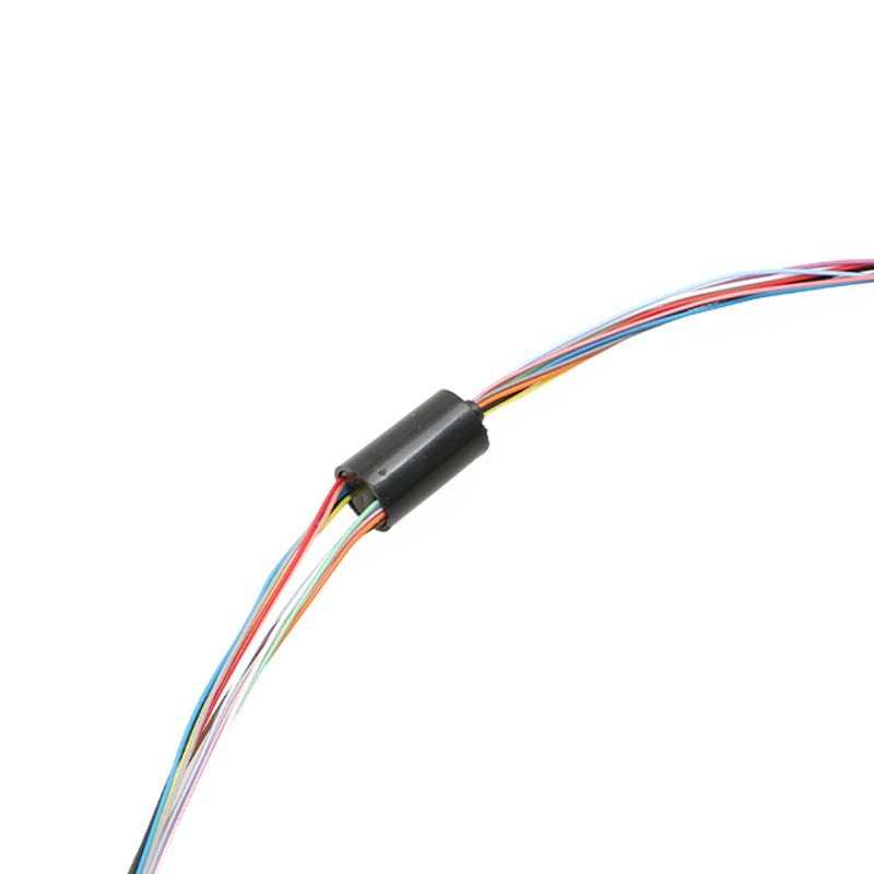 1PC Mini Rotary Slip Ring 2/4/6/8/12/18/24/36 Channels 1-2A Conductive Joint Connectors for Electrical Applications(U Type 8.5mm 12ch)