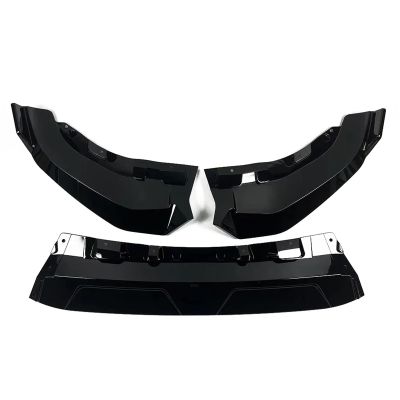 BaoHYeS Compatible with BMW G07 X7 LCI 2023-2024, Front Bumper, Splitter, Spoiler, Diffuser, Protective Cover, Body Kits, Accessories, Auto Tuning Parts (Black BR