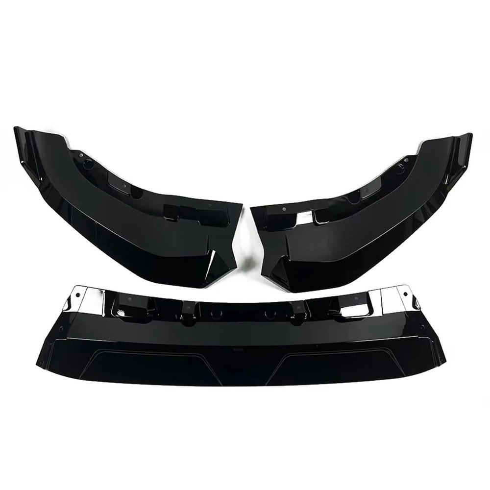 BaoHYeS Compatible with BMW G07 X7 LCI 2023-2024, Front Bumper, Splitter, Spoiler, Diffuser, Protective Cover, Body Kits, Accessories, Auto Tuning Parts (Black BR