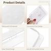 24 Clear Plastic Card Boxes, Snap Close Poker Deck and Trading Card Storage, Transparent Holder for Small Items Like Business Cards view 2