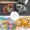 24 Clear Plastic Card Boxes, Snap Close Poker Deck and Trading Card Storage, Transparent Holder for Small Items Like Business Cards view 3