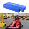 Jievmrs Go Kart Track Barrier Bumper Car Racing Track, Plastic Go Kart Runway Water-Filled Fence, Indoor Amusement Park/Outdoor Street Kid Bumper Car Track(Blue,Large) view 1