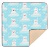 GOODOLD Arctic Bears Pattern Baby Play Mat 50x50 Inch One-Piece Soft Crawling Mat Waterproof Playmat with Non-Slip Bottom for Babies, Toddlers, and Infants view 1