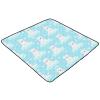 GOODOLD Arctic Bears Pattern Baby Play Mat 50x50 Inch One-Piece Soft Crawling Mat Waterproof Playmat with Non-Slip Bottom for Babies, Toddlers, and Infants view 2