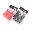 10 Pairs 3030 3545 2 Blade CW CCW 3inch Plastic Propeller Red Black 5MM Center Mounting Hole for LDARC Prop RC Quadcopter Drones (10pairs 3030 Red) view 4