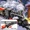Classic Train Set Toy for Kids Toddler Ages 3-5 4-7, Toy Train Set with Spray, Light & Sound for Under Christmas Tree, Christmas Birthday Gifts Toys Train Set for Boys Kids Girls Ages 3-5 4-7 4-8 view 4