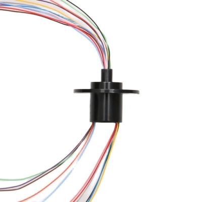 1PC Mini Rotary Slip Ring 2/4/6/8/12/18/24/36 Channels 1-2A Conductive Joint Connectors for Electrical Applications(Dia 22mm 12ch 2A)
