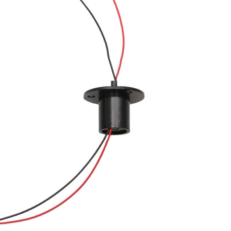 1PC Mini Rotary Slip Ring 2/4/6/8/12/18/24/36 Channels 1-2A Conductive Joint Connectors for Electrical Applications(Dia 12.5mm 2ch 2A)