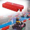 Jievmrs Water-Filled Bumper Car Racing Track, Go Kart Lane Fence Obstacle Course for Square, Large Shopping Mall/Play Centres Racing Track Road Blocks(Red,Large) view 1