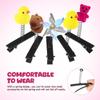 100PCS Metal Duck Bill Clips,Spring Duckbill Hair Clips Metal Hairpi Alligator Diy Hair Styling Small Mini Black Bulk for Home School Party view 3