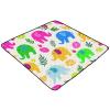 GOODOLD Tropical Elephants Baby Play Mat 50x50 Inch One-Piece Soft Crawling Mat Waterproof Playmat with Non-Slip Bottom for Babies, Toddlers, and Infants view 2
