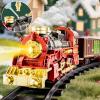Train Set for Kids 3-5 4-7, Classic Christmas Train Sets for Around Hanging The Tree with Spray, Lights and Sounds, Tracks for Christmas Tree, Toy Train Set for 3 4 5 6 7 8 Years Old Kids Boys Girls view 3