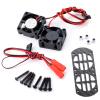 1/8th Upgrade Dual 30x30 Motor Cooling Fan Mount for Arrma 1/8 3S Infraction, Vendetta, Big Rock view 2