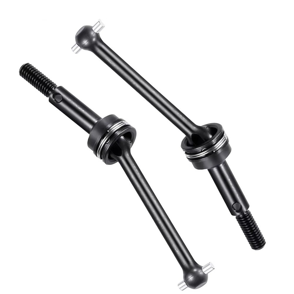Compatible with Tamiya for TT02 1/10 RC Model Drift Car Upgrade Parts Accessories 2PCS Steel CVD Drive Shaft Front Rear for Universal RC Car Part Accessories
