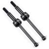 Compatible with Tamiya for TT02 1/10 RC Model Drift Car Upgrade Parts Accessories 2PCS Steel CVD Drive Shaft Front Rear for Universal RC Car Part Accessories view 3