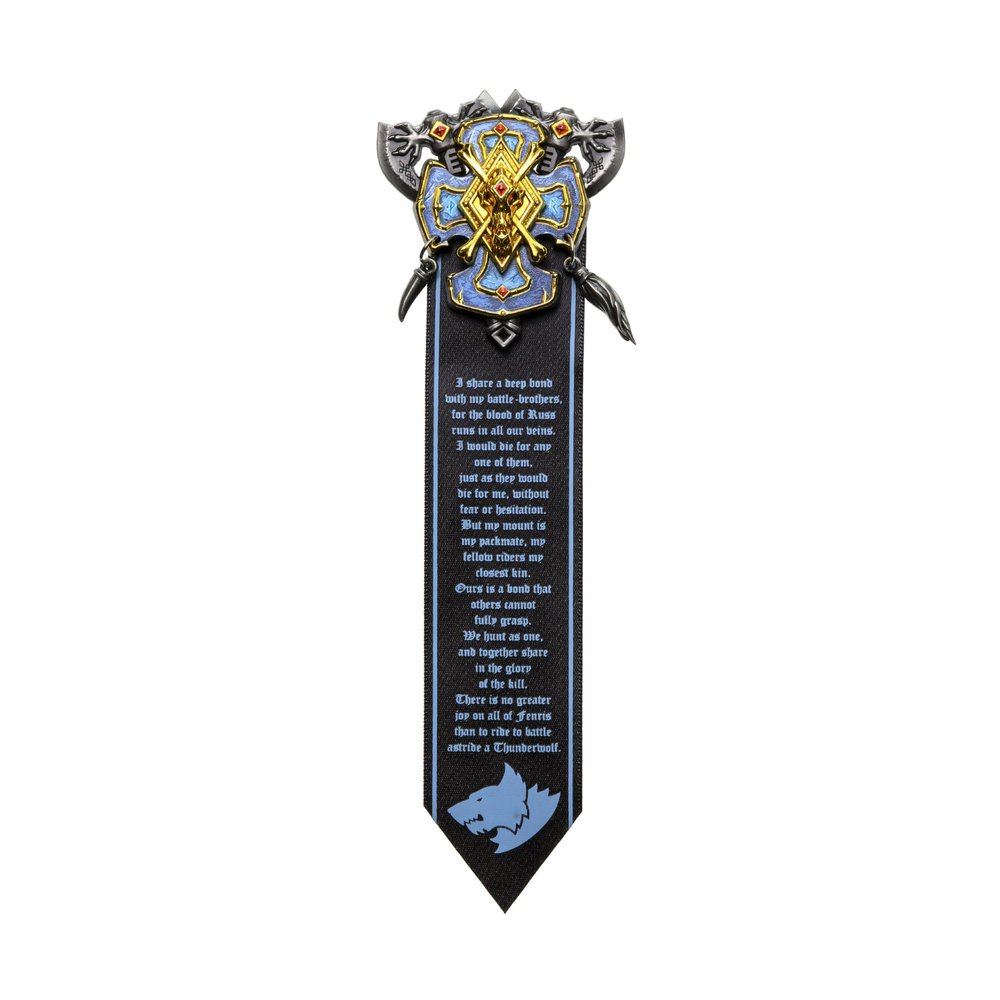 Starforged Warhammer 40K Space Wolves Honour Badge Of Great Wolves Seal Badge