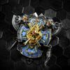 Starforged Warhammer 40K Space Wolves Honour Badge Of Great Wolves Seal Badge view 3