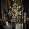 Starforged Warhammer 40K Space Wolves Honour Badge Of Great Wolves Seal Badge view 4