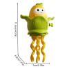 Octopus Baby Toy - Corn Shaped Dance Toy | Educational Learning Game Interactive Clock Movement Toy for Girls Birthday Travel Home Daycare Shower Party Bedroom Bathroom Crib view 2