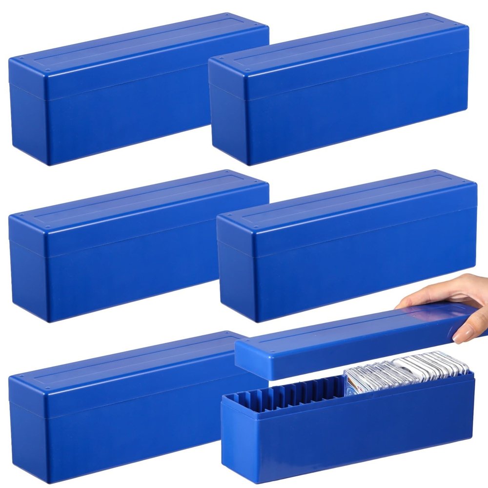 6-Pack Coin Storage Containers, 20 Slots Each, Plastic Coin Holders for Collection Storage