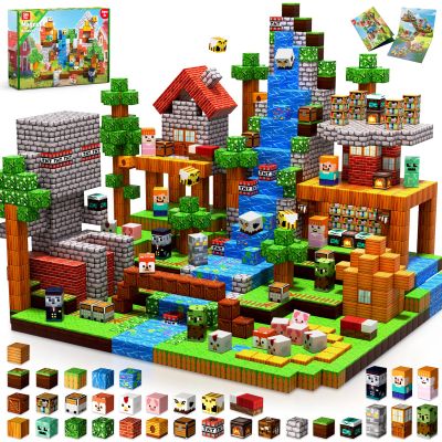 Annexfun 300 PCS Magnetic Blocks - Magnetic Building Blocks, Stacking Magnets for Kids, Sensory Toy for STEM Montessori Sensory Toys for Kids 3+ Boys and Girls Christmas Birthday Gifts