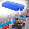 Jievmrs Water-Filled Bumper Car Racing Track, Go Kart Lane Fence Obstacle Course for Square, Large Shopping Mall/Play Centres Racing Track Road Blocks(Blue,Large) view 1