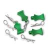 Compatible with Axial for Capra for Yeti for SCX10 1/5 1/8 1/10 1/12 RC Model Car Parts 4PCS Metal Car Shell Fixed Body Clip with Tab RC Car Part Accessories(Purple) view 2