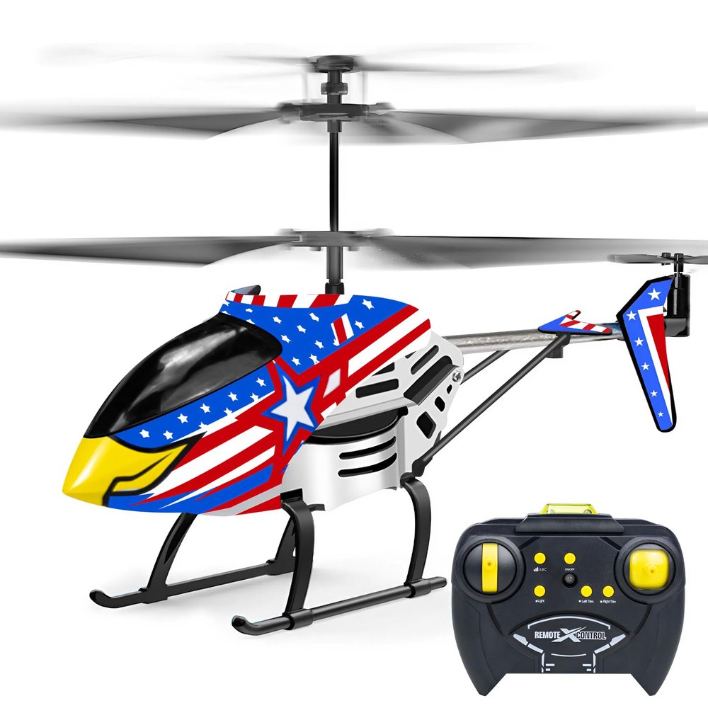Bloolilies Eagle Remote Control Helicopter Toys for Boys Girls 8-10 11 12 13 14 Year Gifts, 2.4GHz 3.5 Channel Rc Helicopter Drones with LEDs for Kids Beginner- Easy to Fly Indoor