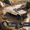 BEEZRC YKHOBBY 1/10 YK41011 Simulation LC79 RC Crawler,4WD Off Road RC Rock Truck, Manual Differential Lock, Brushed RC Climbing Car, Remote Control Car for Adults for Beginner-Friendly RTR Grey view 4