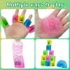 Cocurb 144 Pcs Mini Spring Party Favors for Kids 4 to 8 Birthday Stress Relief Bulk Fidget Goody Bag Stuffers Classroom Prizes Spring Bulk Toys for Kids Prize 4 Bright Colors view 3