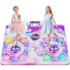 Mileonaim Dance Mat Toy Gift for Kids Ages 3 4 5 6 7 8 9 +, 2 Player Electronic Dance Pad with Music & Lights, for Boys and Girls Fun Floor Game for Birthdays, Christmas, Active Play at Home view 1