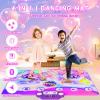 Mileonaim Dance Mat Toy Gift for Kids Ages 3 4 5 6 7 8 9 +, 2 Player Electronic Dance Pad with Music & Lights, for Boys and Girls Fun Floor Game for Birthdays, Christmas, Active Play at Home view 2