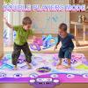 Mileonaim Dance Mat Toy Gift for Kids Ages 3 4 5 6 7 8 9 +, 2 Player Electronic Dance Pad with Music & Lights, for Boys and Girls Fun Floor Game for Birthdays, Christmas, Active Play at Home view 3