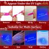 iGeeKid 6 Pack Invisible Ink Pen with UV Light,Christmas Party Favor for Kids Gift Bag, Stocking Stuffers for Kids, Secret Spy Pens Magic Disappearing Ink Markers for Goodie Bags Xmas, New Year's Eve view 3