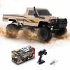 BEEZRC YKHOBBY 1/10 YK41011 Simulation LC79 RC Crawler,4WD Off Road RC Rock Truck, Manual Differential Lock, Brushed RC Climbing Car Remote Control Car for Adults for Beginner-Friendly RTR Yellow view 1