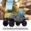 BEEZRC YKHOBBY 1/10 YK41011 Simulation LC79 RC Crawler,4WD Off Road RC Rock Truck, Manual Differential Lock, Brushed RC Climbing Car Remote Control Car for Adults for Beginner-Friendly RTR Yellow view 4