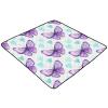 GOODOLD Dreamy Butterflies Pattern Baby Play Mat 50x50 Inch One-Piece Soft Crawling Mat Waterproof Playmat with Non-Slip Bottom for Babies, Toddlers, and Infants view 2