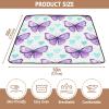 GOODOLD Dreamy Butterflies Pattern Baby Play Mat 50x50 Inch One-Piece Soft Crawling Mat Waterproof Playmat with Non-Slip Bottom for Babies, Toddlers, and Infants view 3