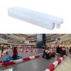 Jievmrs Go Kart Track Barrier Bumper Car Racing Track, Plastic Go Kart Runway Water-Filled Fence, Indoor Amusement Park/Outdoor Street Kid Bumper Car Track(White,Small) view 1