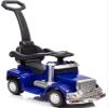 3-in-1 Ride on Push Car for Toddler with Handle, Toddler Ride on Toy for Boys, Stroller Sliding Walking Car w/Music and Horn - Blue view 1