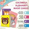 Alphabet Flash Cards,Giant ABC Animal Flash Cards for Toddler 3-5,26 Lowercase and Uppercase Letter Cards,Educational Learning Games for Kids,Preschool Kindergarten Toys view 3